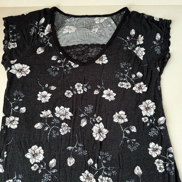 adrienne vittadini Night Gown Floral Size Medium - Picture 4 of 9
